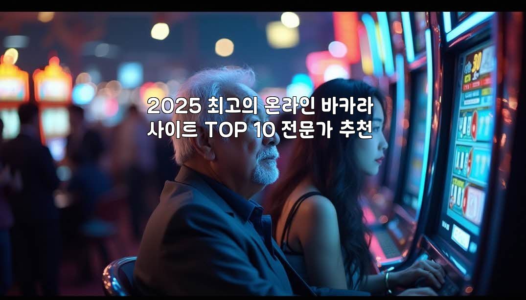 2025 최고의 온라인 바카라 사이트 TOP 10 전문가 추천