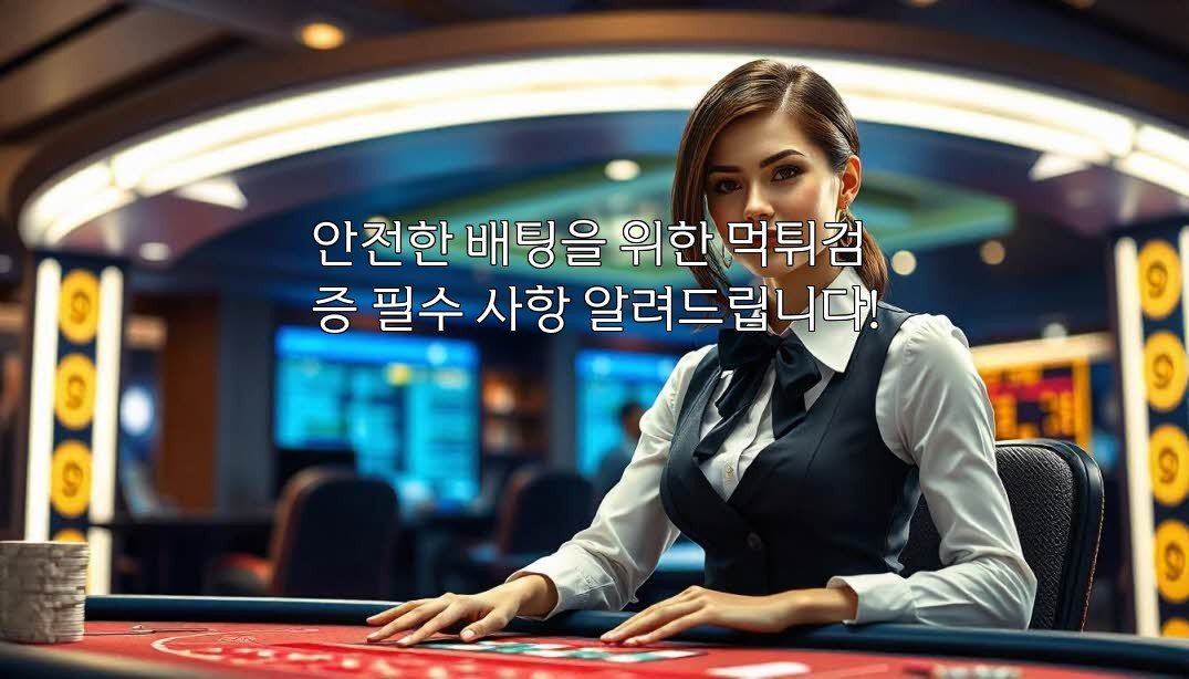 안전한 배팅을 위한 먹튀검증 필수 사항 알려드립니다!